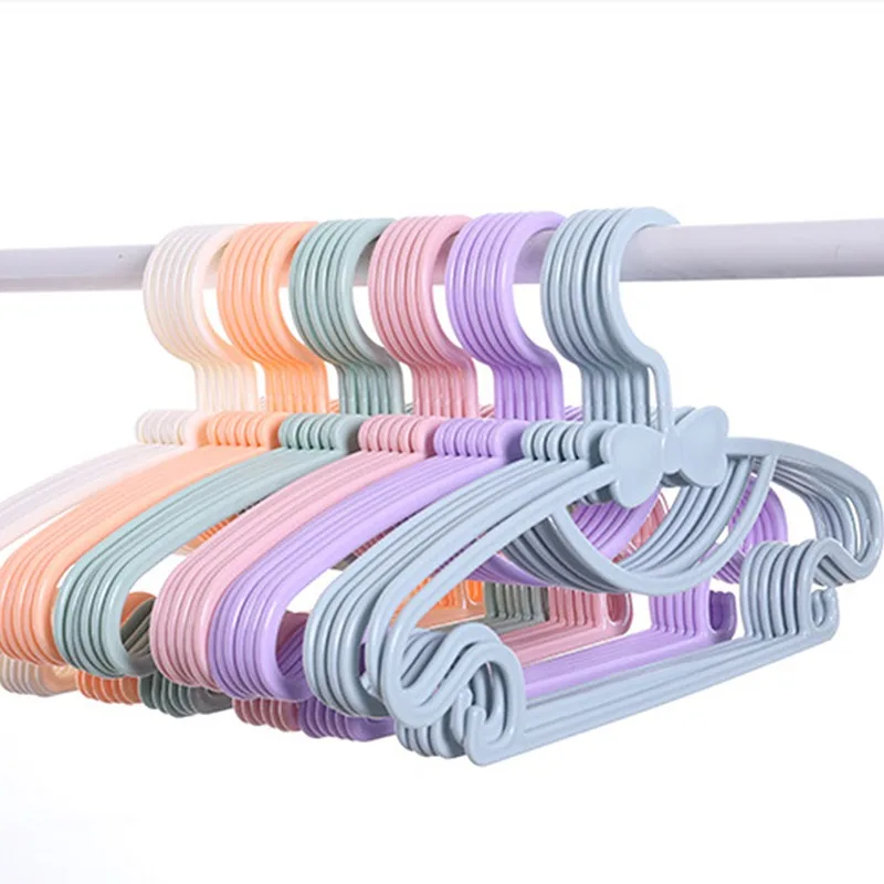 

Baby Clothes Hangers & Racks Shirt Display Curvilinear Coat Holder Storage Neating Laundry Product Closet Accessaries 5 Pcs