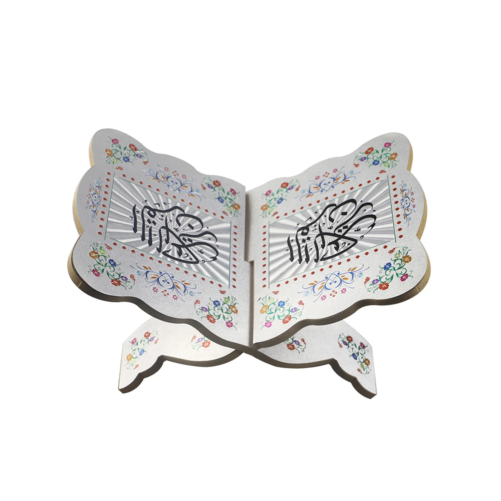 

Islamic Wooden Holy Book Holder Easy Install Living Room Home Decor Display Stand Countertop Organizer Eid Mubarak Frame Gift