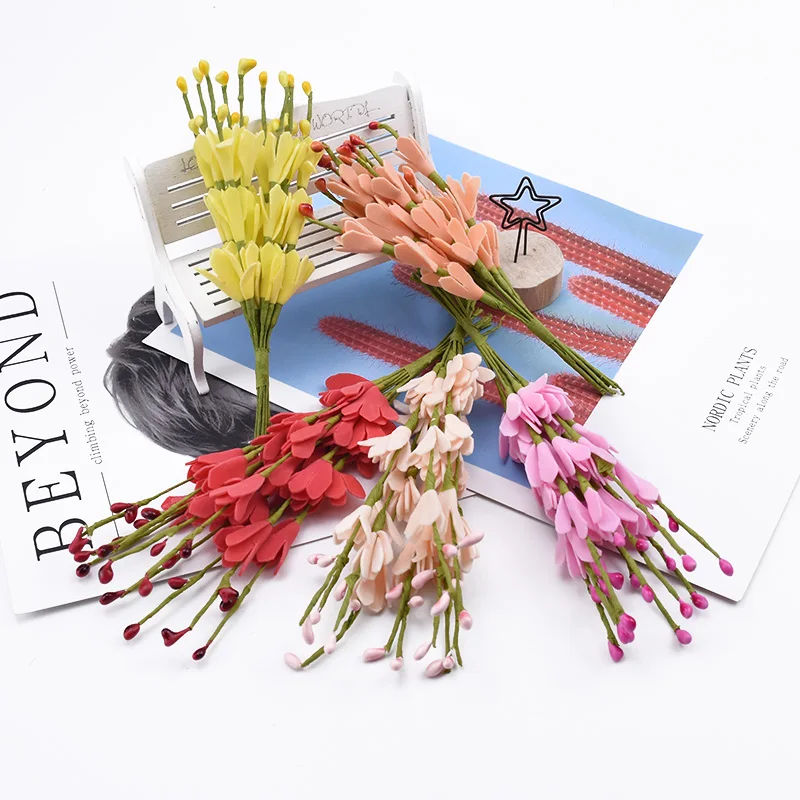 10 шт. вазы из пенопласта в виде ветвей персика для домашнего декора свадебные