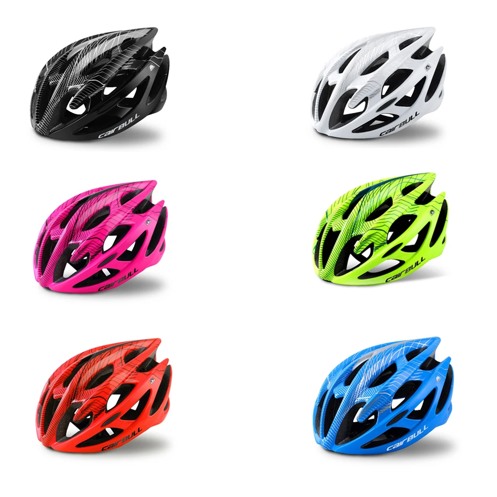 

CAIRBULL Unisex Road Mountain Bike Helmet Lightweight Breathable Bicycle Helmet Hat Riding Sports Safety Cap Cycling Helmet 225g
