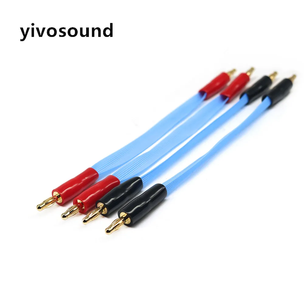 20 см 4 шт yivosound аудио Hi end DIY HIFI к меди позолоченный Банановый сердечник динамик