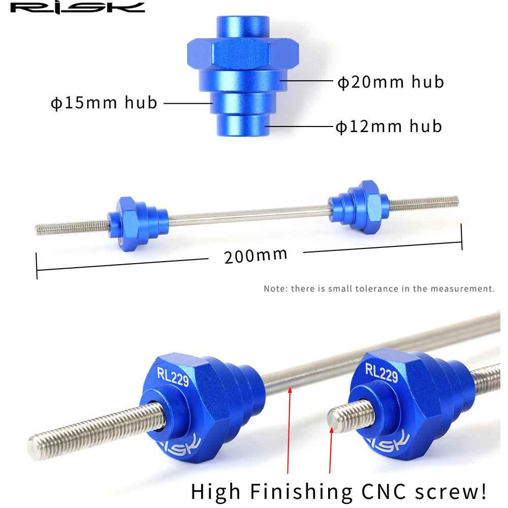 RISK велосипед концентратор Через переходник для оси части адаптера колес Truing