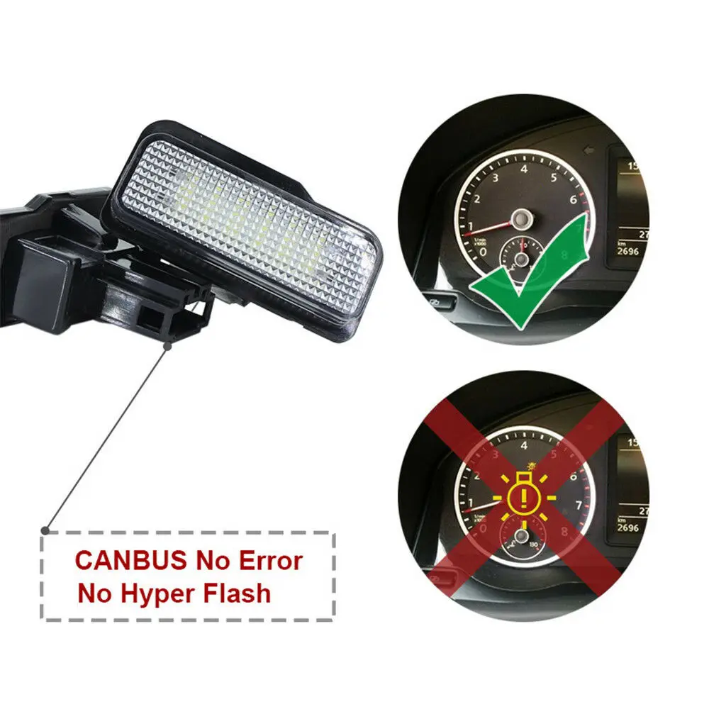 Без ошибок 2 шт. Автомобильный светодиодный номерной знак для Mercedes Benz W211 W203 5D W219 R171