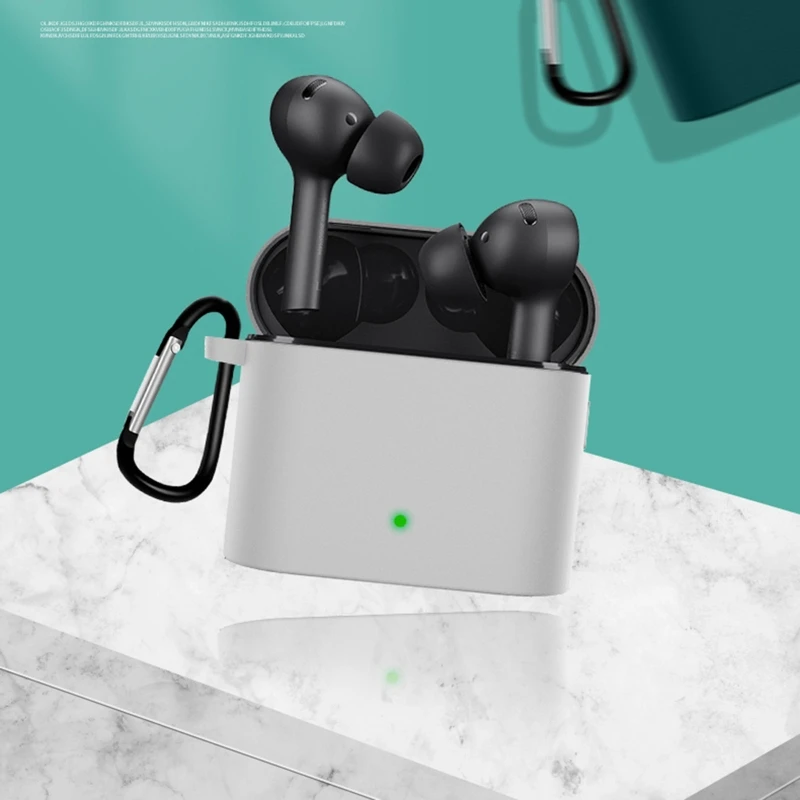 

Washable Silicone Protective Cover Shell Anti-fall Earphone Case for Xiao-mi Air 2 Pro Wireless Bluetooth Earphones