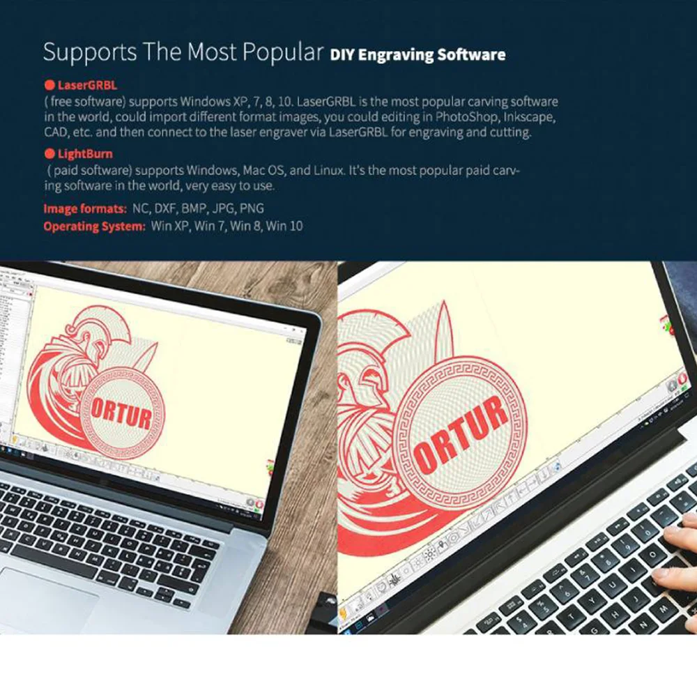 Fast Delivery Hobby DIY Laser Engraver Large Engraving Area 43x40cm Desktop Logo Mark Printer Carver Machine | Компьютеры и офис