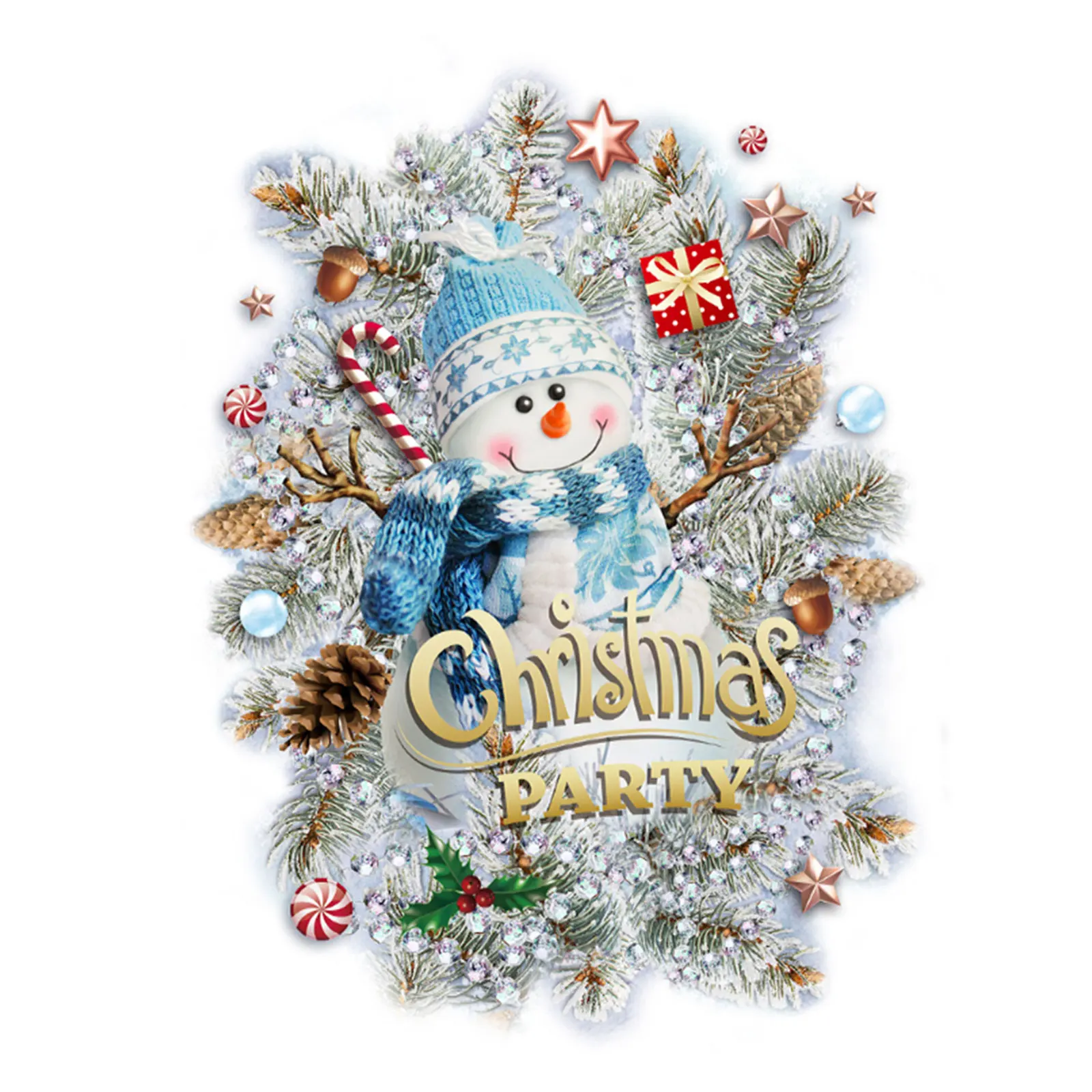 

4PCS Tree Stickers Merry Christmas Decorations Creative PVC Background Kids Room Wall Decals