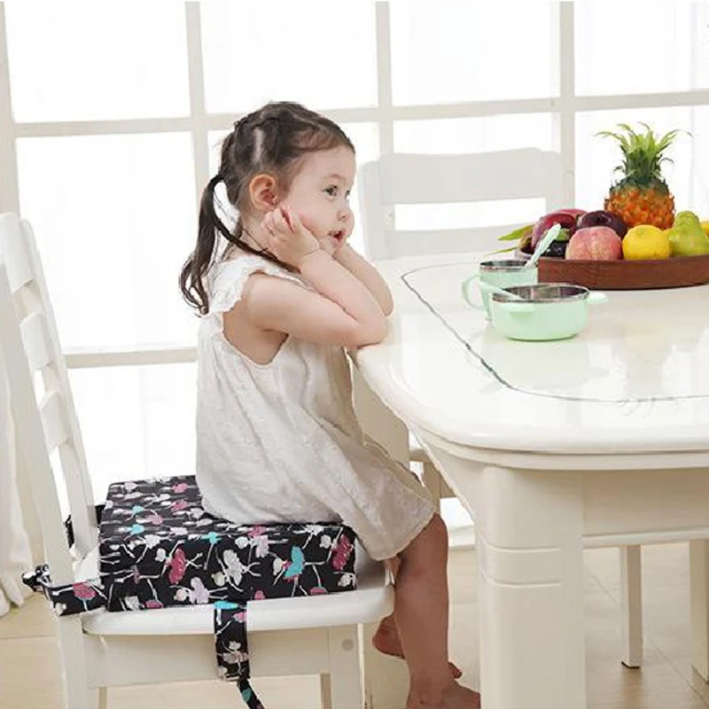 

Baby Dining Cushion Children Increased Chair Pad Adjustable Removable Highchair Chair Booster Cushion Seat Chair