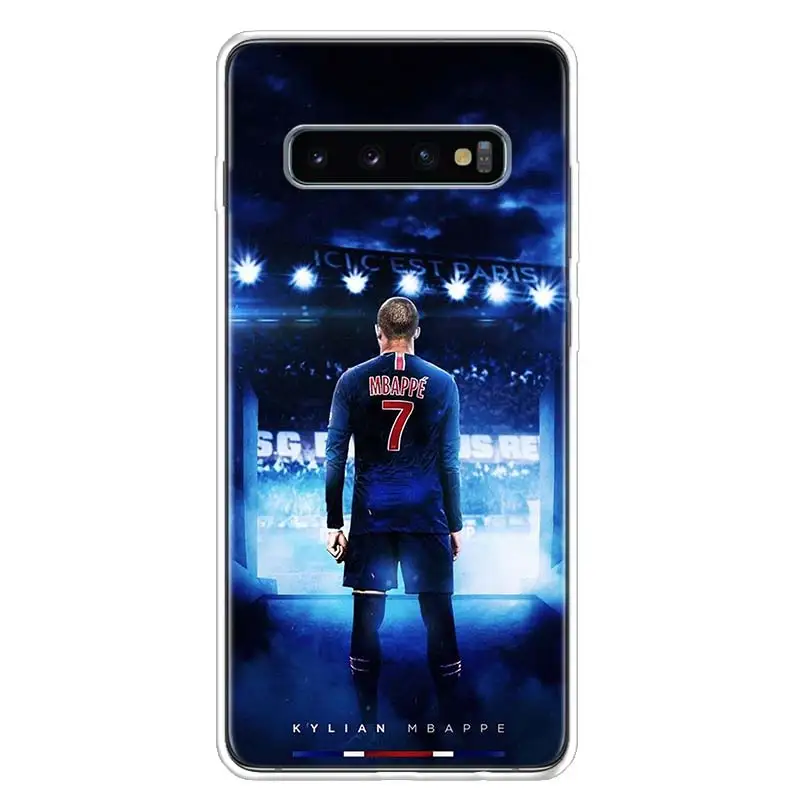 Mbappe крышка чехол для телефона для samsung Galaxy S10+ Note 10 9 8 S9 S8 J4 J6 J8 плюс S7 S6 корпус под плетенную сумку