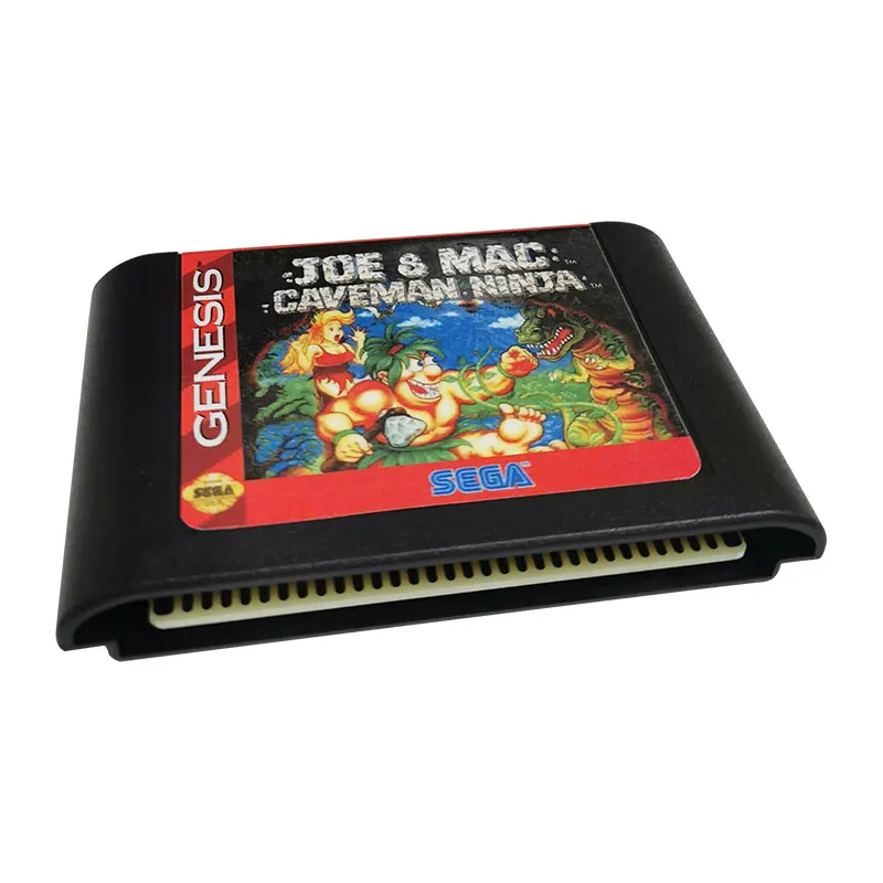 JOE &amp MAC CAVEMAN NINJA-электронные игры 16 бит MD игровая карта для версии PAL и NTSC |