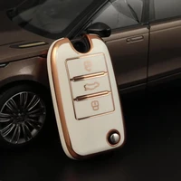 tpu 3 buttons car key case for roewe rx5 i6 erx5 i5 rx3 rx8 for mg6 mg zs ezs ev hs ehs remote ring fob keychain cover