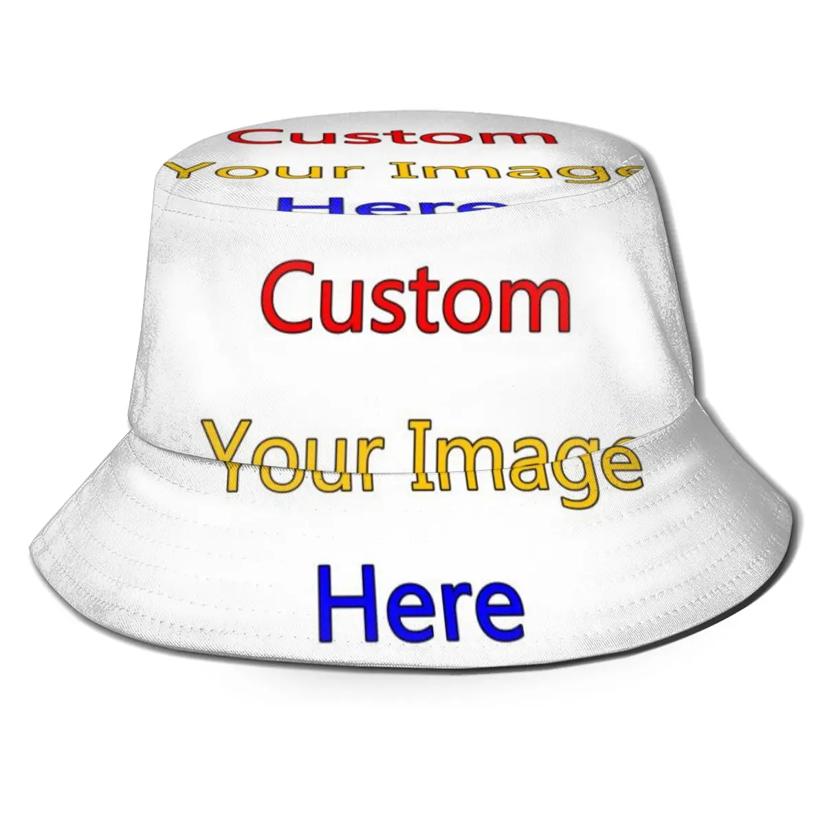 3D Customized Image DIY Women Fisherman's Hat Fashion Men Ladies Snapback Caps Fitted Casual Girls Unisex Flat Dropshipping