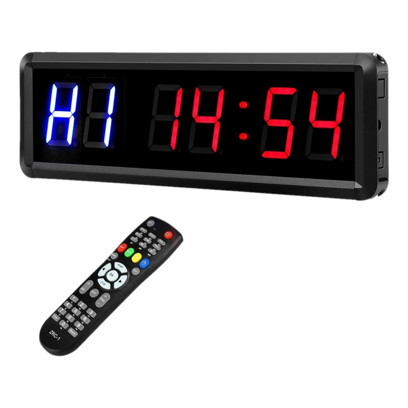 Светодиодный интервал 1 5 дюймов 6 цифр Тренажерный Зал Таймер обратного отсчета