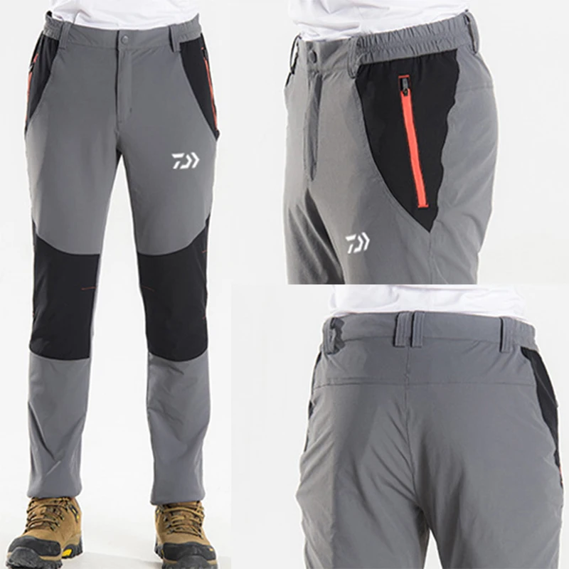 Брюки DAWA мужские быстросохнущие дышащие водонепроницаемые в стиле пэчворк для