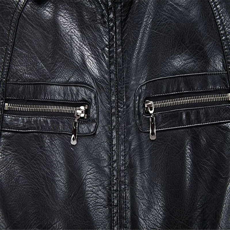

2021 Newest Fashion Leather Jacket Men Winter Thicken Leather Jackets Coats Windproof Jacket Male Jaqueta Couro Masculina 5XL