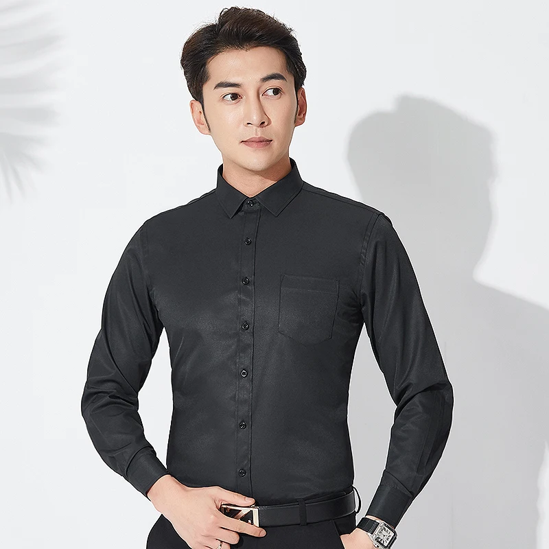 8XL Super Oversized Shirt Men's Long Sleeve Mens Shirts Casual Slim Fit Shirt Men Button Down Shirts for Men Korean Clothes