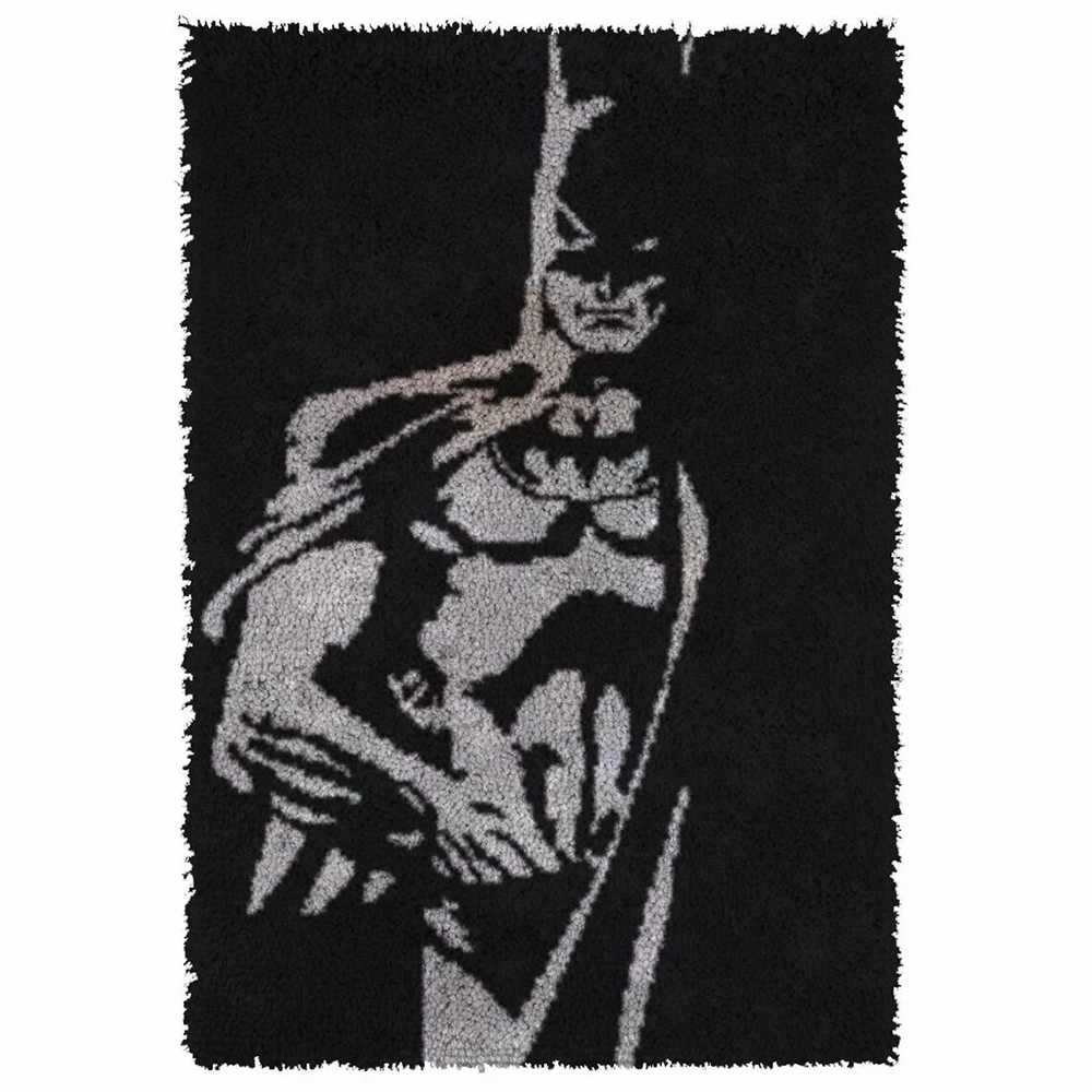 

Embroidery kit Tapestry with Pre-Printed Pattern Crochet strings rugs Latch hook mat Cartoon Home decoration Crafts for adults