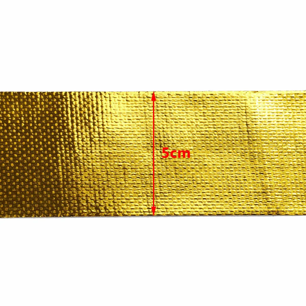 Тепловая выхлопная лента золотого цвета 2 '' воздухозаборный