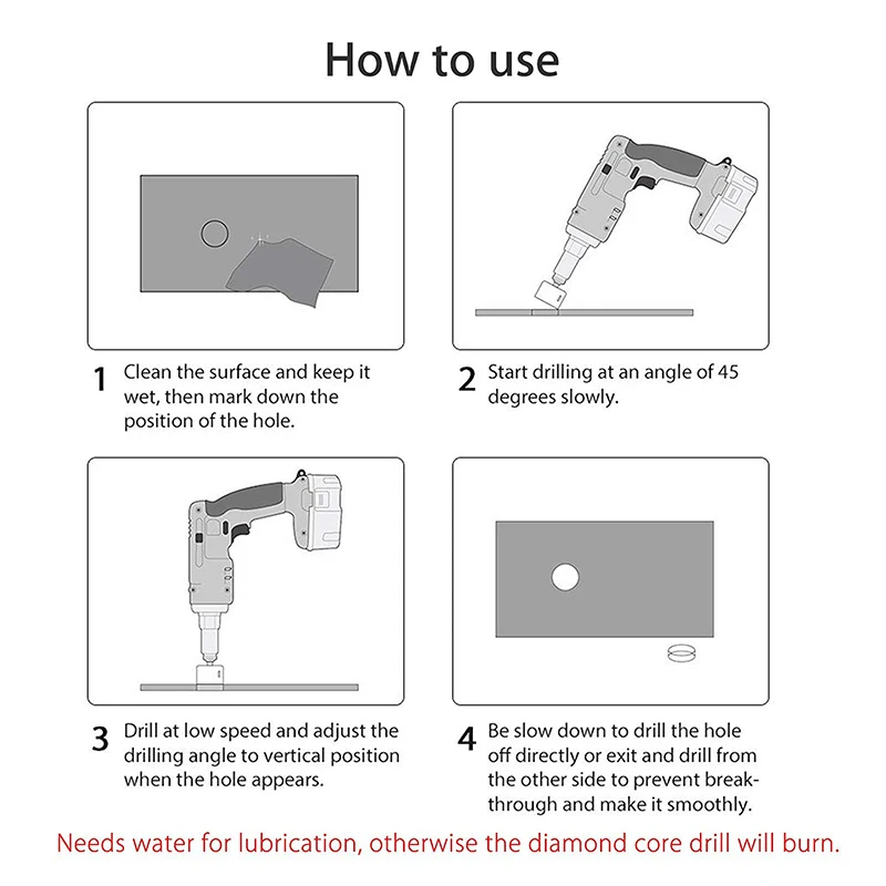 Алмазное буровое долото 15 шт. прочное и долговечное 3 42 мм набор сверл из