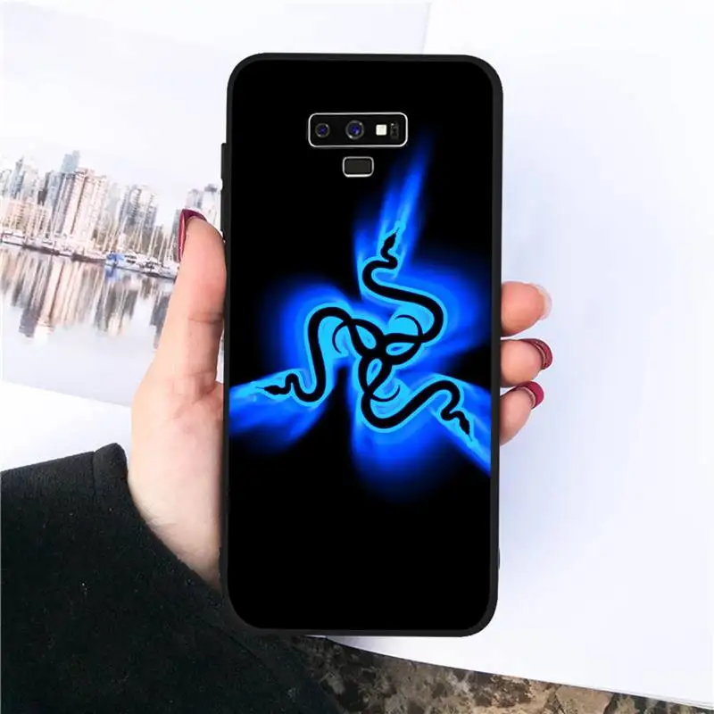 

Gaming Razer Equipment Phone Case For Samsung S20 Ultra S7 edge S8 S9 S10 plus note9 10 20 A50 51 71