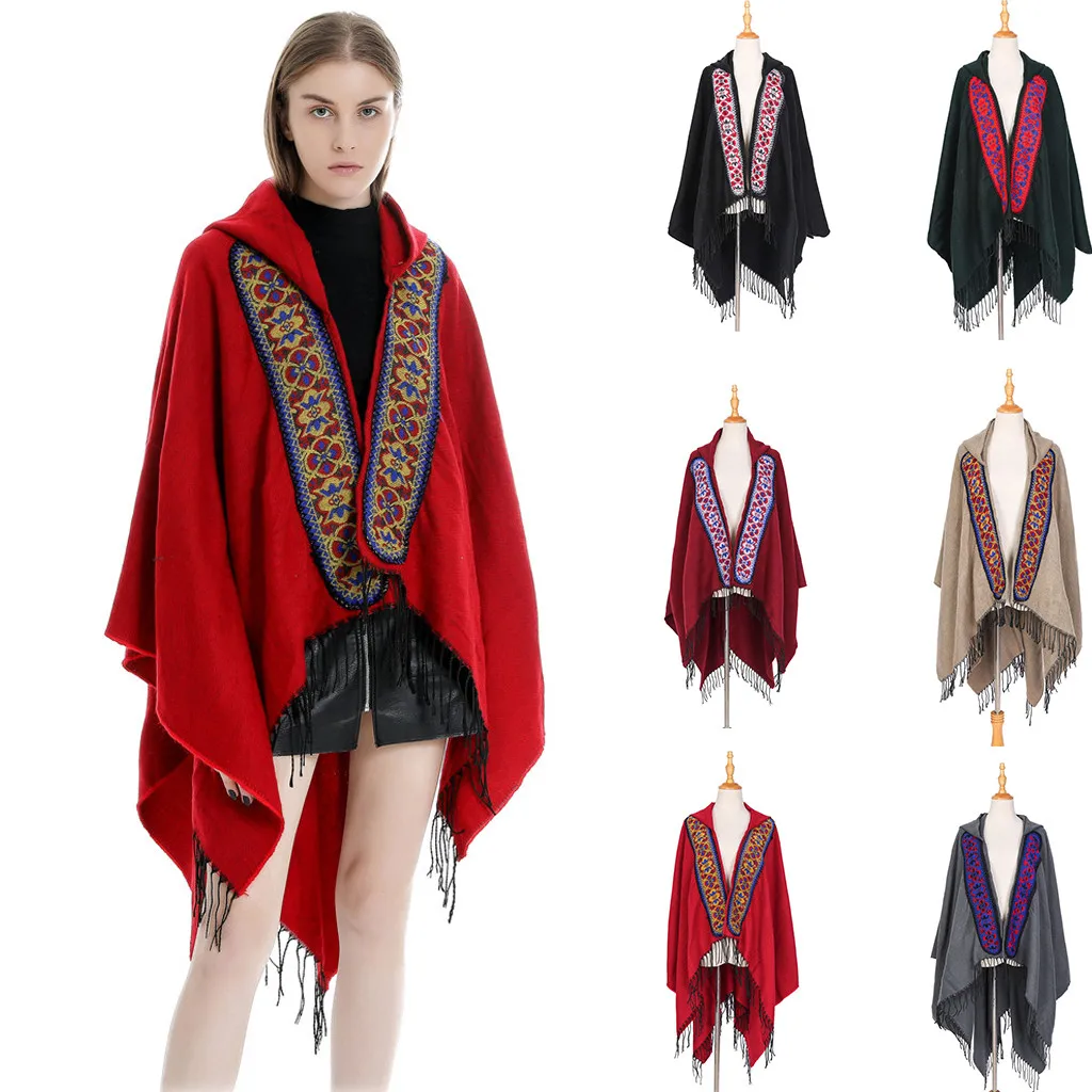 Женская накидка на весну и зиму свитер пальто открытый перед одеяло шали s с