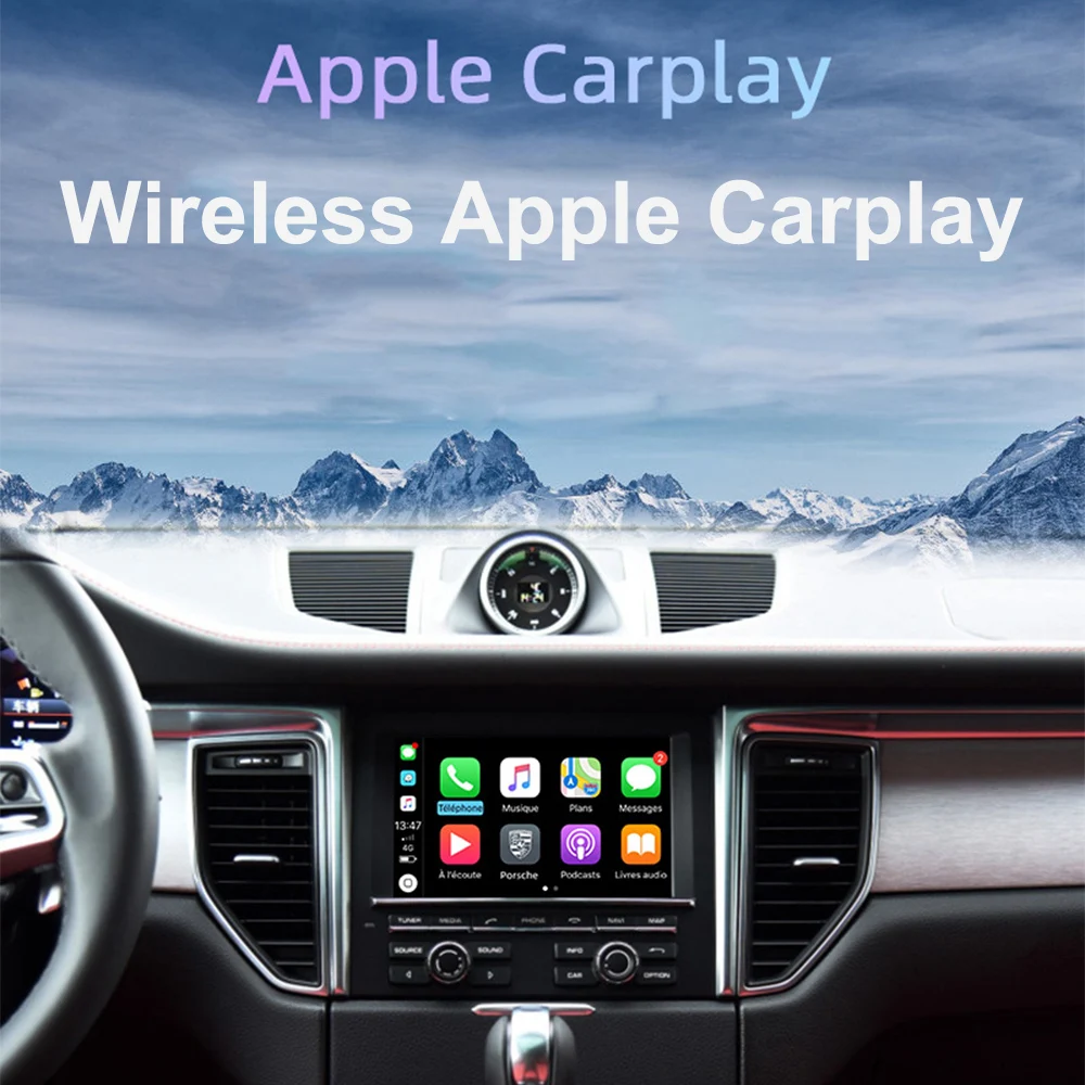 Беспроводной Автомобильный плеер Apple CarPlay для Porsche 2010 2016 PCM 3 1 Android Авто Cayenne Macan Cayman