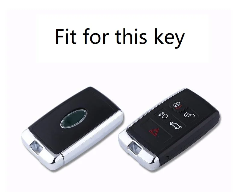 

Handmade Genuine Leather Car Key Case Cover For Land Rover Range Rover Evoque Discovery Sport 5 2018 2019 2020