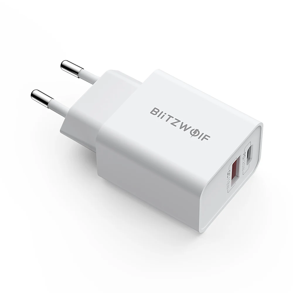 Сетевое зарядное устройство BlitzWolf BW-S20 с 2 портами 20 Вт | Мобильные телефоны и