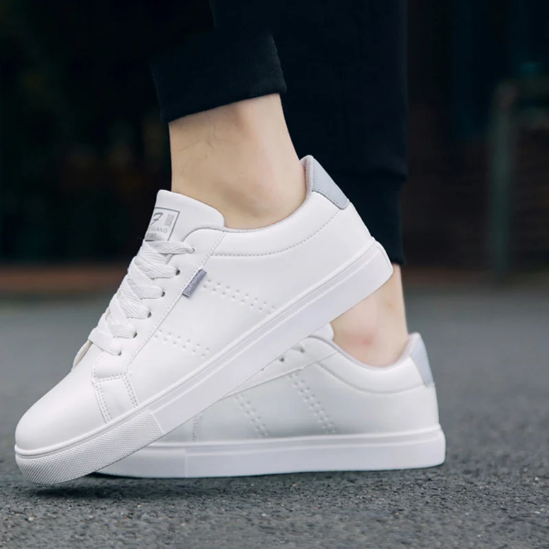 Мужская Вулканизированная обувь на плоской подошве дышащие Прогулочные