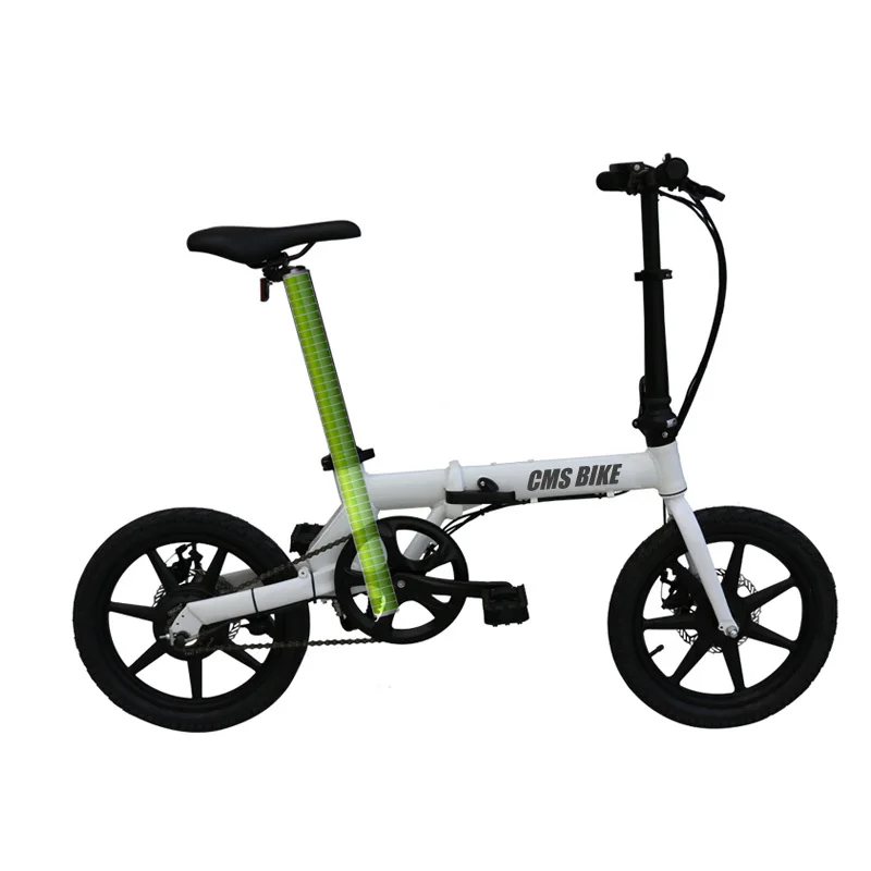 CMS XK PRO 16 дюймов со скрытыми батареями складной Байк способный преодолевать Броды