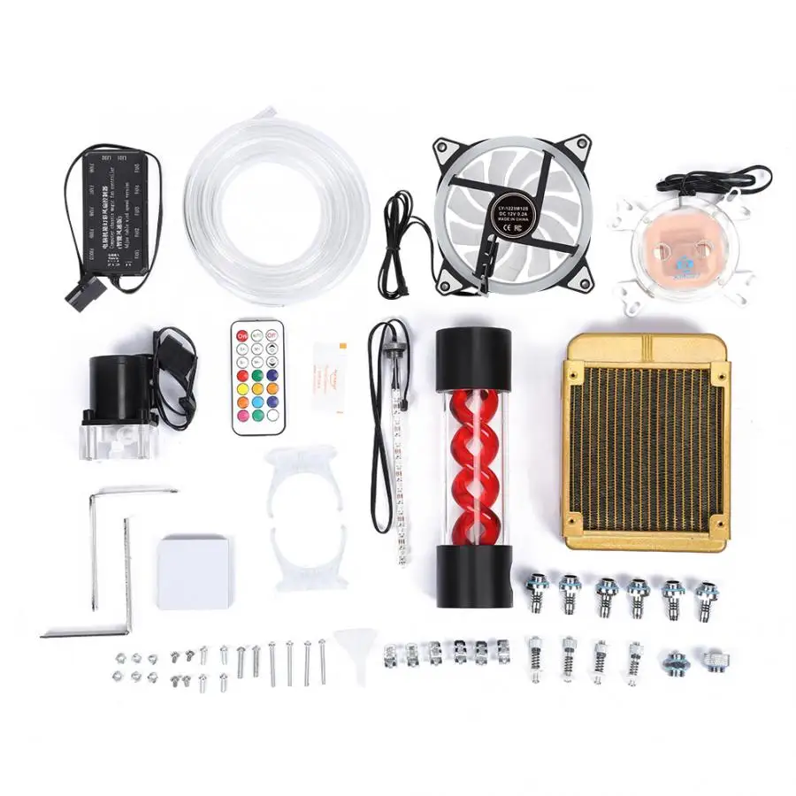 Notebook Computer Water-cooled Set Fan Cooler Water Pump PC Cooling Kit Parts fan cooling electronics Outfit | Компьютеры и офис