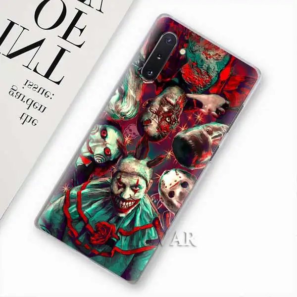 008 Чехлы для телефонов Pennywise The Clown Horror для samsung Galaxy Note 10 S10 Plus 5G S10e A30 A40 A50 A60 A70 M40 жесткий чехол - Цвет: 008