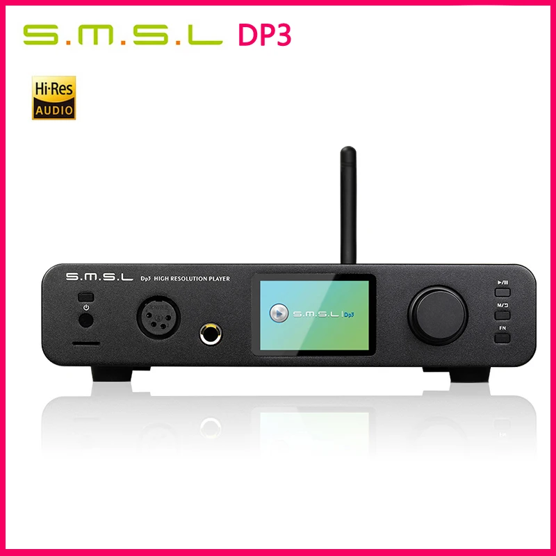 SMSL DP3 Hi-Res цифровой плеер ES9018Q2C ЦАП чип 32 бит/384 кГц DSD256 двухсторонний Bluetooth/wifi/DLAN вход
