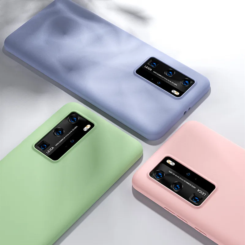 

Liquid Silicone Case For Huawei Honor 9S Case 9C 30S P40 Lite P40 Pro Cover Soft Protective Phone Bumper For Honor 9C 9S Funda