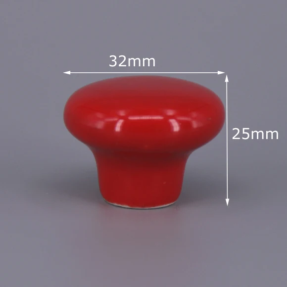 

Керамические ручки для мебели, красные, 1 шт.