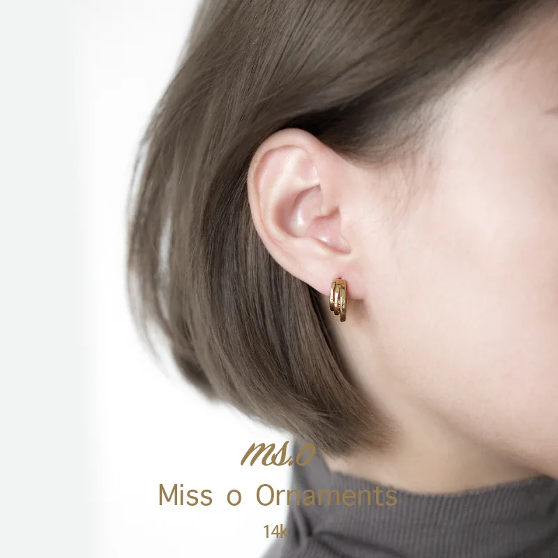 Trustdavis 100% серьги кольца из стерлингового серебра 925 пробы трехслойные каффы