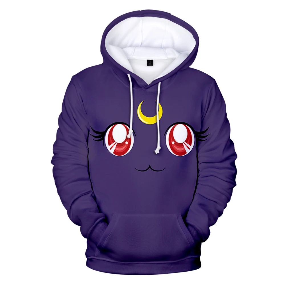 

Novelty Sailor Moon 's Hoodies Sweatshirts Men Women Kids Autumn Winter Fashion Sportswear Funny Anime Boys/girls Amomg us Tops