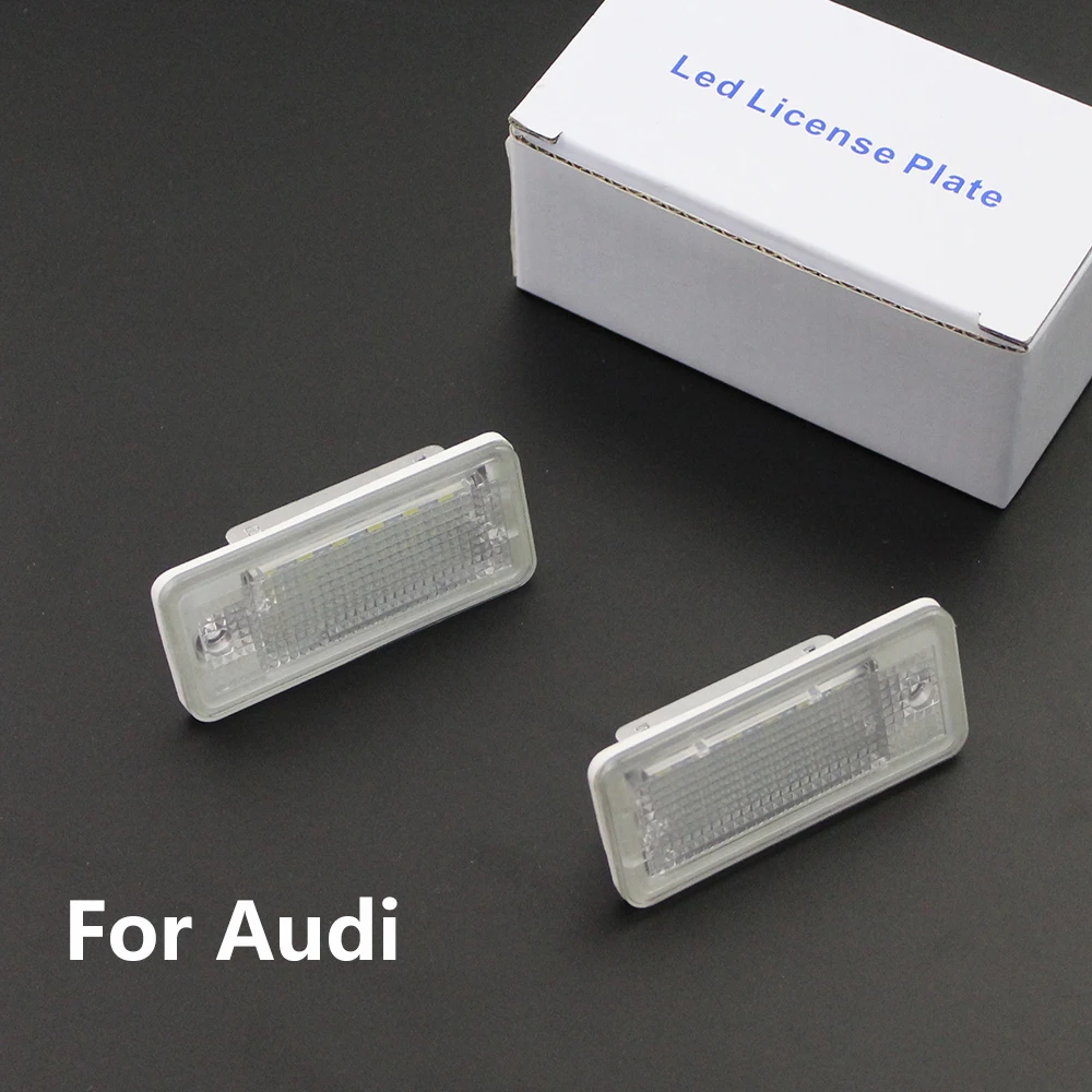 

Car License Number Plate Lamp For Audi A3 S3 A4 B5 S4 RS4 A6 C6 S6 A8 S8 Q7 Registration Mark Illuminating Light