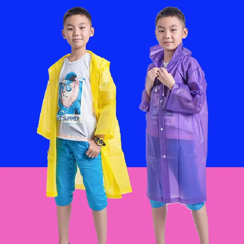 

Raincoat Colorful Windproof Fast Drying Convenient Children Raincoat for Fishing