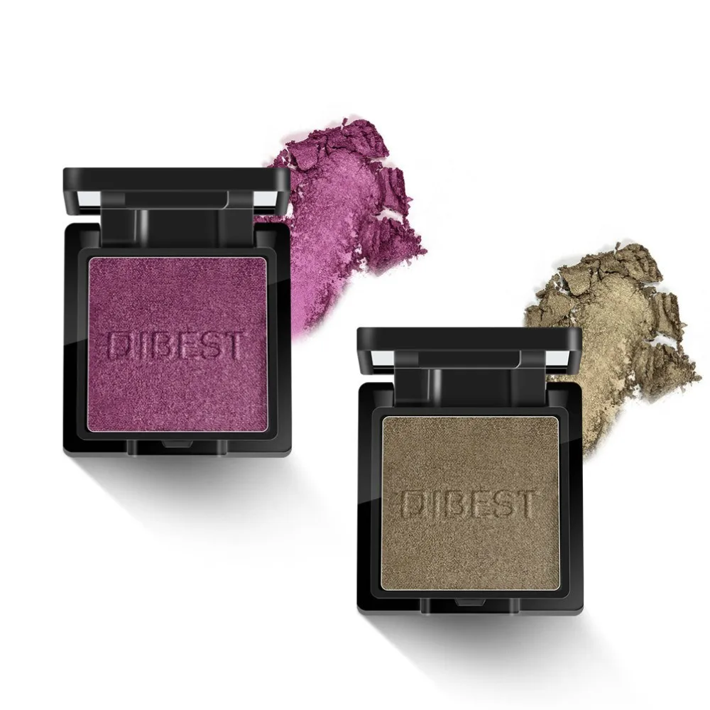 Новый макияж Горячая пигментированная одноцветная палитра теней для век Матовая