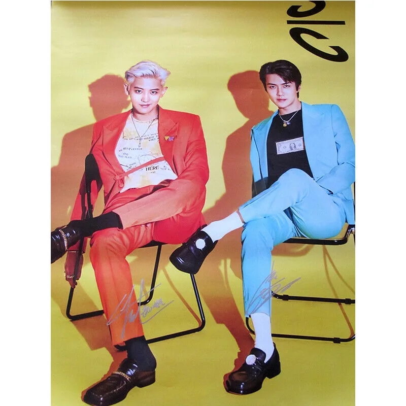 Подписанный EXO SC SeHun Chanyeol autographed What a Life mini 1-й альбом k-pop 79