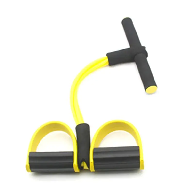 

4-Tube Foot Pedal Pull Rope Resistance Yoga Exercise Sit-up Fitness Equipment