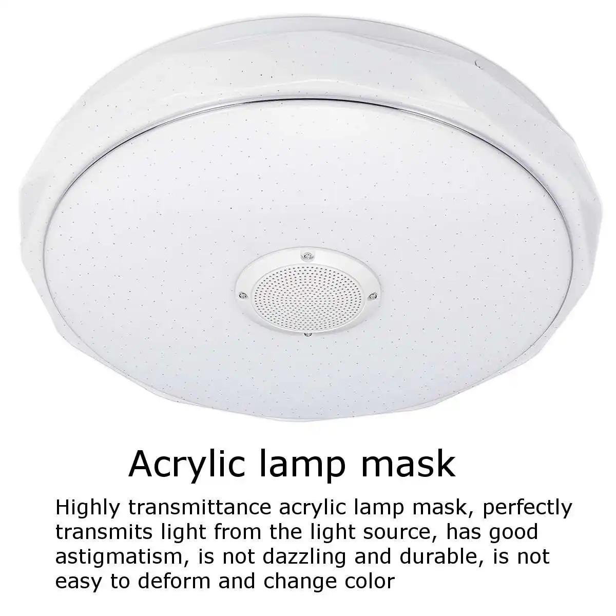 

34/40cm 220V Smart LED Ceiling Light WIFI Voice Control Bluetooth Speaker APP Remote Control Bedroom Kitchen Music Ceiling lamp