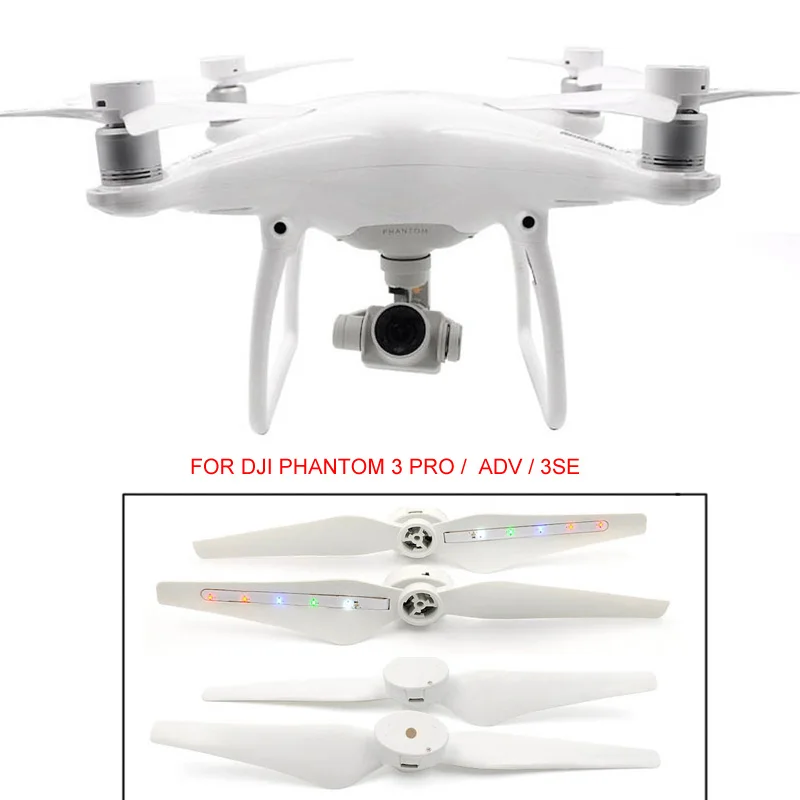 2 пары пропеллеры для DJI Phantom 3 Pro/Adv/3SE | Электроника
