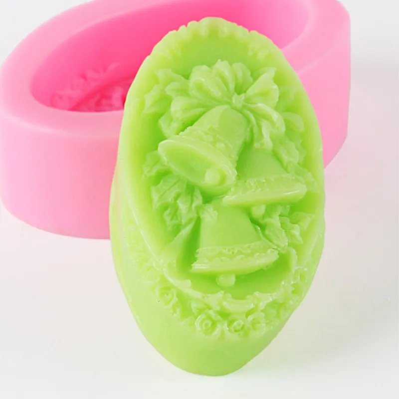 Рождественские силиконовые формы для мыла инструменты украшения