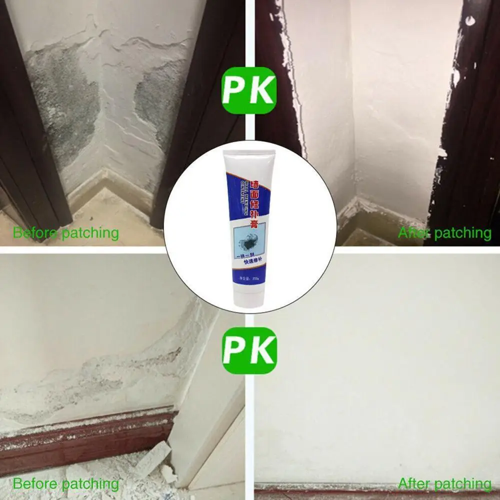 

White Latex Paint Wall Repair Cream Household Hole Disappear Waterproof Wall crack hole repair cream Wall repair Tool