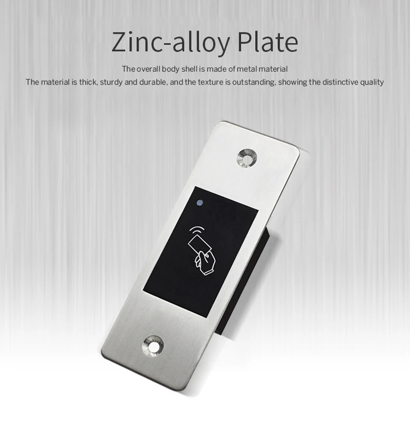 

Уличный водонепроницаемый сканер доступа ко встраиваемым отпечаткам пальцев, RFID считыватель, Лер, электронная система открывания двери, IP66