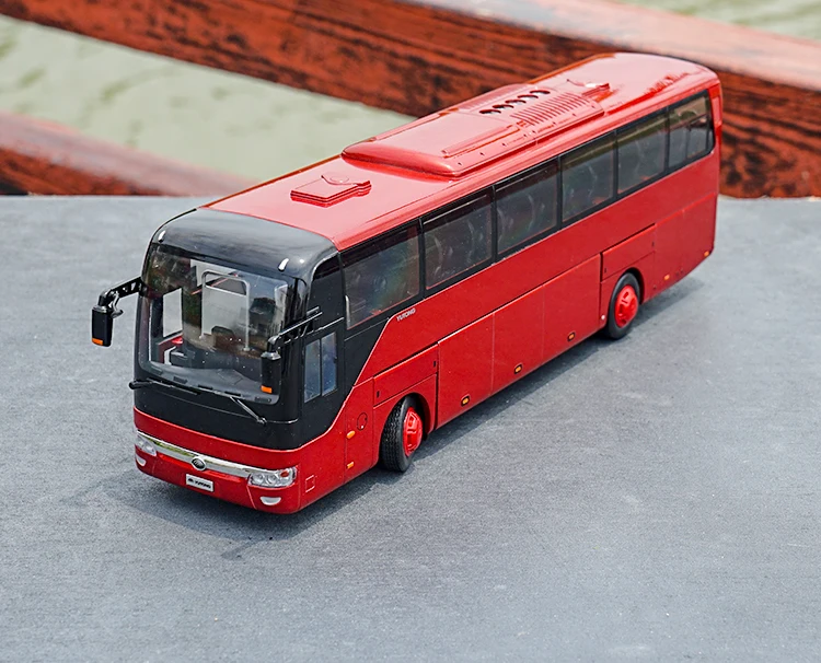 Оригинальная коробка 1:43 Масштаб Китай YuTong автобус туристическая машина литые игрушечные модели ZK6122H детские подарки