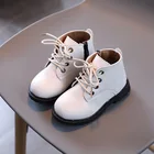 Новинка 2021, зимние ботинки для девочек, детские теплые водонепроницаемые повседневные ботинки, детские короткие ботинки принцессы, зимняя детская обувь с леопардовым принтом G54