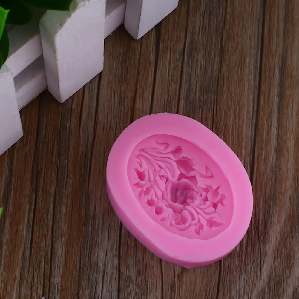 Выпечки Силиконовые 3D розы плесень помадка торт шоколад мастика украшения