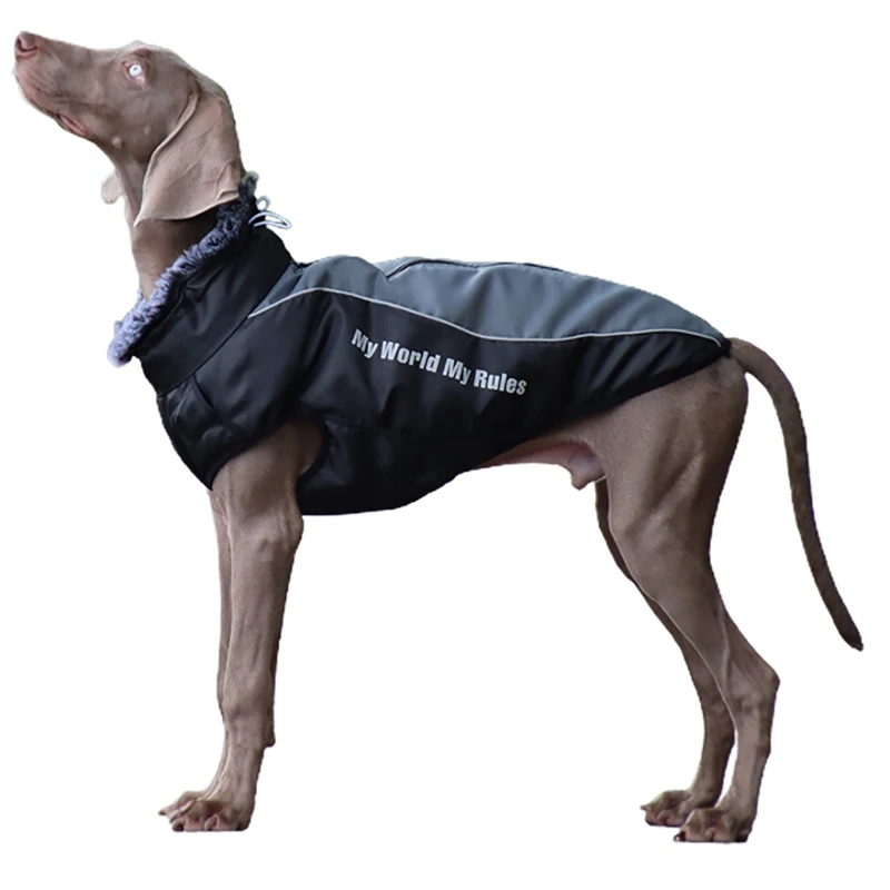 

Legendog Waterproof Dog Winter Jacket Reflective Windproof Big Dog Clothes Soft Dog Coat Jackets Adjustable For Medium Large Dog